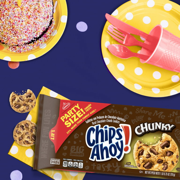  CHIPS AHOY! Original Chocolate Chip Cookies, 16 King Size Snack  Packs (10 Cookies Per Pack, 2 Boxes) : Books