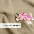 thumbnail image 6 of CGK Linens 6-Piece Extra Deep Pocket Sheet Set With Extra Matching Pillowcases - Full Size Bed Sheets Fits 18"-24" Mattresses, Cream, 6 of 7