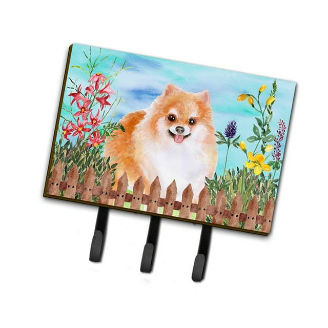 Carolines Treasures CK1278TH68 Pomeranian No.2 Spring Leash or Key Holder