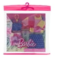 thumbnail image 2 of Barbie Doll Clothing, Fashion and Accessory 2-Pack featuring Pink & Blue Patterns (2 Outfits), 2 of 3