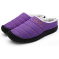 thumbnail image 3 of Zapatillas de felpa acogedoras para mujer Zapatillas de interior y exterior, 3 of 6