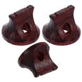 thumbnail image 3 of Miangastore 3 Pcs Ponts Erhu en Bois de Santal Rouge Pièces d'Instruments de Musique (Marron), 3 of 9