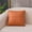 Orange, variant on IMossad Hand Stitched Faux Leather Decorative Throw Pillow Covers 18x18 Inch for Living Room Couch Bed Sofa, Accent Square Cushion Case 45x45 cm, Rustic Modern Farmhouse Boho Home Decor