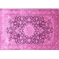 thumbnail image 1 of Ahgly Company Indoor Rectangle Medallion Pink Traditional Area Rugs, 2' x 4', 1 of 4