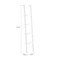 thumbnail image 7 of Haotian Modern Ladder Bookcase Made of Wood with Four Floors,Book Shelf, Stand Shelf, Wall Shelf, 12.99inch x 70.87inch, FRG15-W,White…, 7 of 7