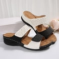 thumbnail image 6 of Orthopedic Slippers for Women Open Toe Comfortable Platform Slip-On Shoe for Summer Beach, Casual, 6 of 9
