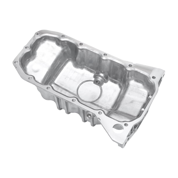 Repuestos Únicos No.98MM6675AB Cárter de Aceite Cárter de Aceite de Transmisión para Ford Fiesta Ikon 2011-2015 Aluminio Tono Plateado