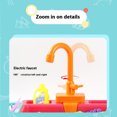 thumbnail image 3 of Water-saving Faucet Accessories For Kids Play With Running Sink Toy Plastic Toy Faucet Play Kitchen Sink yellow, 3 of 9