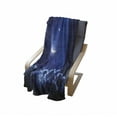thumbnail image 4 of Night Soft Flannel Fleece Throw Blanket, Crescent Moon in Dark Sky Vibrant Stars Celestial View Midnight Image, Cozy Plush for Indoor and Outdoor Use, 70" x 90", Royal Blue White, by Ambesonne, 4 of 6