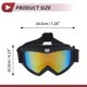 thumbnail image 4 of Ofertas únicas 1 Pc Gafas de montar para motocicleta Gafas de ciclismo de PC Lente colorido Marco negro, 4 of 6