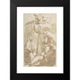 thumbnail image 2 of Gaetano Gandolfi 13x18 Black Modern Framed Museum Art Print Titled - Saint Margaret of Cortona, Saint James of the March, and Saint Didacus (1734-1802), 2 of 5