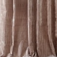 thumbnail image 4 of Elrene Home Fashions Korena Tie-Top Crushed Velvet Window Curtain, Taupe, 52" x 95", 4 of 6