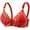 Red, variant on Ashirexll Bras for Women No Underwire, Push Up Bra, Nylon Bra Comfortable Gathered Support Everyday