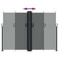 thumbnail image 5 of vidaXL Retractable Side Awning Anthracite 55.1"x472.4", 5 of 9