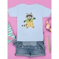 thumbnail image 3 of Raccoon With Clothes T-Shirt Juniors -Image by Shutterstock,  x-Large, 3 of 4