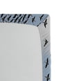 thumbnail image 2 of Travel Fitted Sheet, Airplane in the Sky with Doves Bird Hummingbird Flock Adventure Vacation, Soft Decorative Fabric Bedding, Full Size, Pale Blue Black White, by Ambesonne, 2 of 2