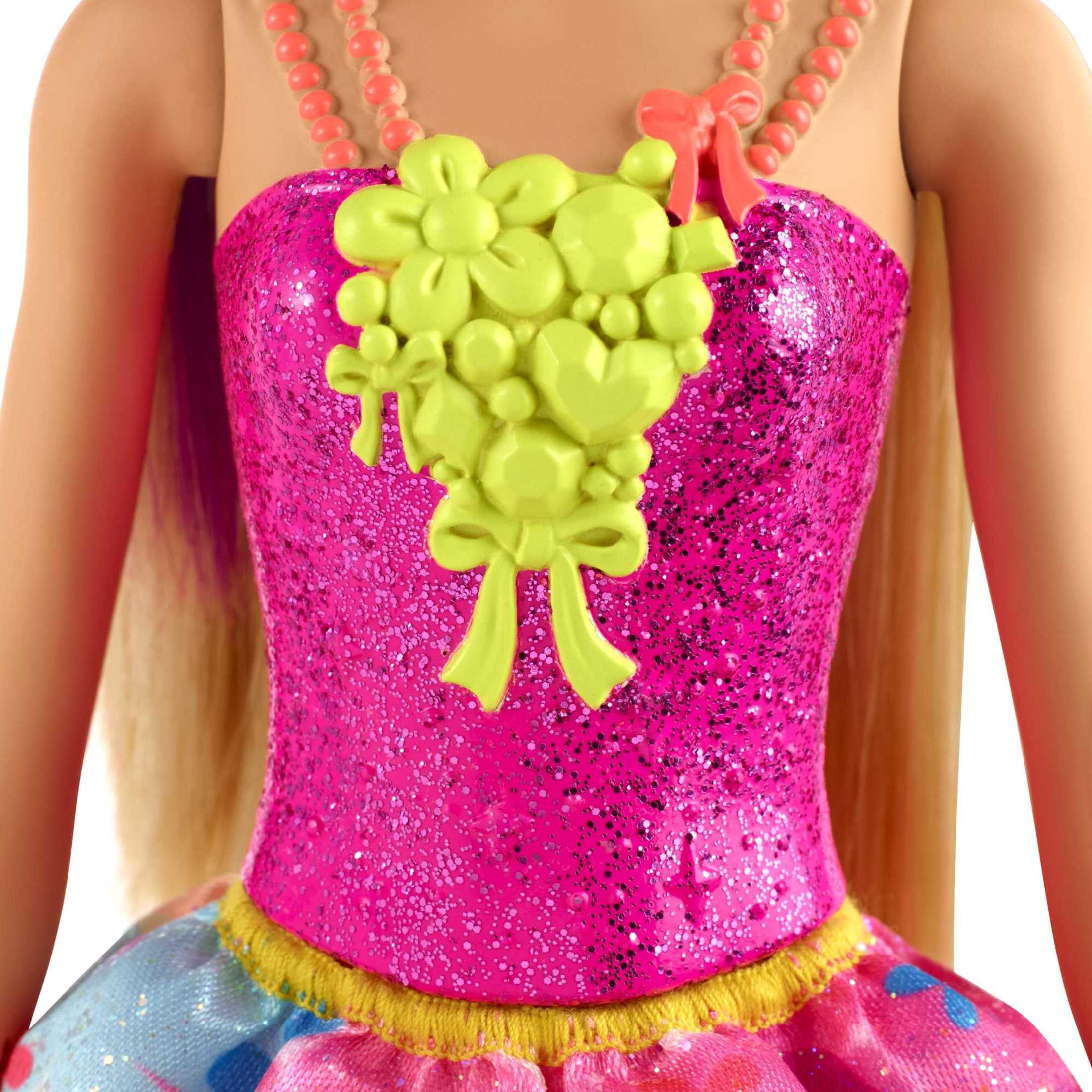 Barbie Dreamtopia Royal Doll with Blonde Hair with Purple Streak & Accessories