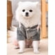 thumbnail image 2 of 1pc Pet Dog Winter Jumpsuit Love/flower Printed Two Pieces Overall With Suspenders, Warmer Cat Outfit, 2 of 4