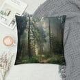 thumbnail image 2 of Leisuo  Nature Misty Throw Pillow Case Cushion Cover Home Office Decorative for Sofa Living Room Square, 2 of 5