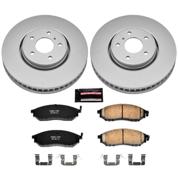 Power Stop Front Coated Rotor Kit CRK5264