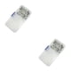 thumbnail image 4 of Riwesomey 200 Pieces Professional 3mm Copper Crimp Terminal Electric Plug-In Connector Terminal Connectors Press Wire High Set Strength Plata 2piezas, 4 of 6