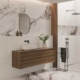 thumbnail image 3 of The Tile Life Marqueterie White Matte Ribbed Porcelain Floor & Wall Tile, 4 x 4 in, 1-Piece Sample, 3 of 10