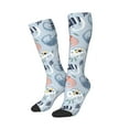 thumbnail image 2 of Balery Cute Chameleons On Blue Fun Novelty Socks Men'S Women'S Crew Socks Funny Crazy Novelty Socks Quirky And Cool Socks, 2 of 9