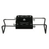 Attwood 15700-3 Seat Mount, Clamp-On With Swivel, Adjusts from 7 ½ inches to 18 inches, Black, Powder-Coated Aluminum