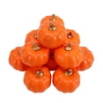 thumbnail image 3 of Niusricy 12PCS Halloween Pumpkin, Fake Pumpkin Ornament Holiday Decor Art Craft Party Favor for Bedroom Living Room, 3 of 5