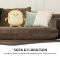 thumbnail image 2 of 2 almohadas de peluche con forma de pan tostado, para dormir y viajar., 2 of 5