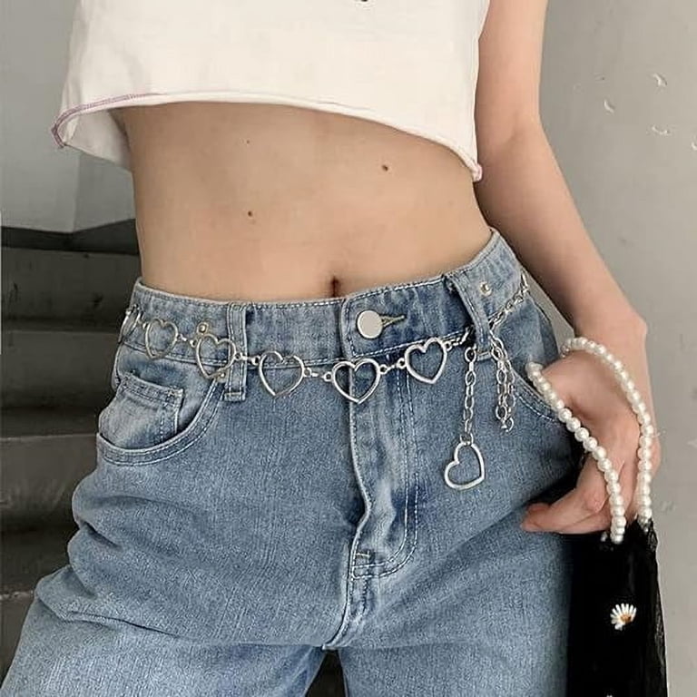 Brandy Melville silver chain belt Brandy Melville Silver Star Chain Belt | eBay main image 3