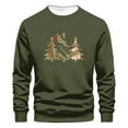 thumbnail image 1 of Sudaderas sin capucha para hombre, estilo casual, a la moda, con cuello redondo, estampado, de manga larga, blusas de manga larga y cuello redondo, blusas de poliéster para hombre, 1 of 4