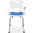 thumbnail image 1 of MaxKare Shower Chair with Removable Back and Padded, 8 Adjustable Height, 300LBS Max Weight, 1 of 9