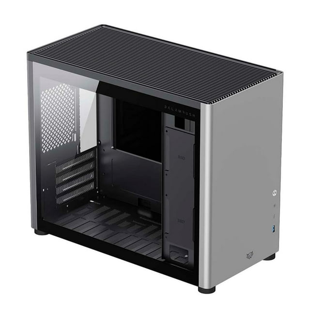 Gabinete Gamer BALAM RUSH ERIS SPECIAL GI985 M-ATX Mini Torre Cristal Templado USB-C Gris BR-935371 gris