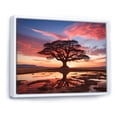 thumbnail image 2 of Designart "Through Time Sailboat Sailing painting IV" landscapes Floater Framed Canvas Print, 2 of 7