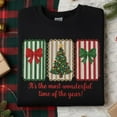 thumbnail image 2 of EMBROIDERED Coquette Merry Christmas Shirt, Christmas bow embroidery Shirt, It's The Most Wonderful Time Of The Year Embroidery Shirt, 2 of 5