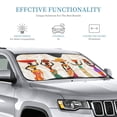 thumbnail image 3 of Bingfone Beautiful Black African Woman In Ethnic Dress Car Windshield Sunshade,Sun Foldable Sun Shield Sun Visor For Car - Small, 3 of 8