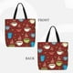 thumbnail image 2 of Fotbe Coffee Cups Bolsa Tote con Estampado para Mujer, Bolsos con Cremallera, Bolsa de Hombro Casual de Gran Capacidad con Bolsillos Internos, 2 of 7