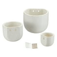 thumbnail image 5 of (2 pack) Better Homes & Gardens 4/6/8inch Wall Planters, White, 3-Pack, 5 of 11