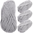 thumbnail image 1 of Shisuyan Fils Tressés Polyester Gris pour Fabrication de Couvertures et de Sacs 4 Rouleaux 16x2,4 Po, 1 of 8