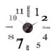 thumbnail image 1 of Muyoka Pluokvzr Diámetro Moderno 3D Acrílico Espejo DIY Reloj de pared para la decoración de la sala de estar del hogar Muyoka Hogar, 1 of 7