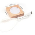 thumbnail image 2 of Mini Light Base Illumination Usb Multipurpose Wood Square For 2d Or 3d Crystal Creativity Led Craft Lamp Holder, 2 of 12