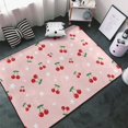thumbnail image 3 of Area Rugs For Living Room Decor - Cute Berry Pink Star Anti Slip Throw Washable Rugs 3x5 For Bedroom, Soft Indoor Carpet For Bedroom Living Room 60x39In, 3 of 5