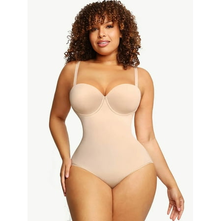 Reta Fancy Cupped Panty Bodysuit Shapewear