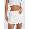 thumbnail image 3 of Lnzyyephy Women's Sparkle Sequin Skirt Glitter Mini Skirt Belly Dance Short Skirt Clubwear Festival Costume, 3 of 9
