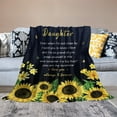 thumbnail image 6 of Daughter Gift from Mom, Daughter Blanket Gift from Mom and Dad, Birthday Gifts for Daughter, Daughter Gifts, Mothers Day Blanket Gifts for Daughter, to My Daughter Throw Blanket 50"x60", 6 of 6
