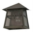 thumbnail image 2 of Meyda Tiffany 92114 Stillwater Cross Mission 14" Tall Wall Sconce - Brown, 2 of 6