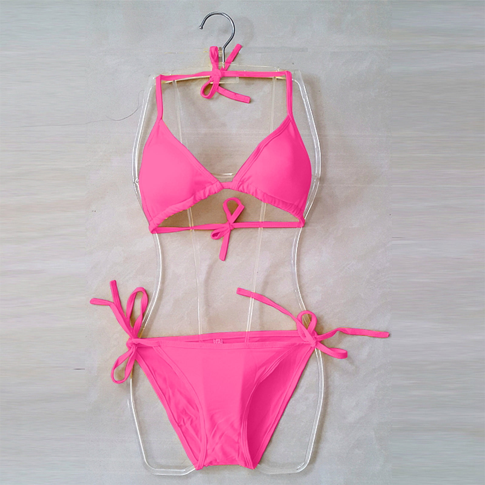 Fashion Womens Sleeveless Bikini Set Swimsuit Push-Up Padded