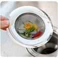 thumbnail image 2 of Stainless Steel Kitchen Sink Strainer/Drain/Basin Basket Filter, for Kitchen Sink/Bathroom Bathtub Wash basin Floor drain balcony Drain Hole (Approx. 9.5cm), Pack of 1, 2 of 3