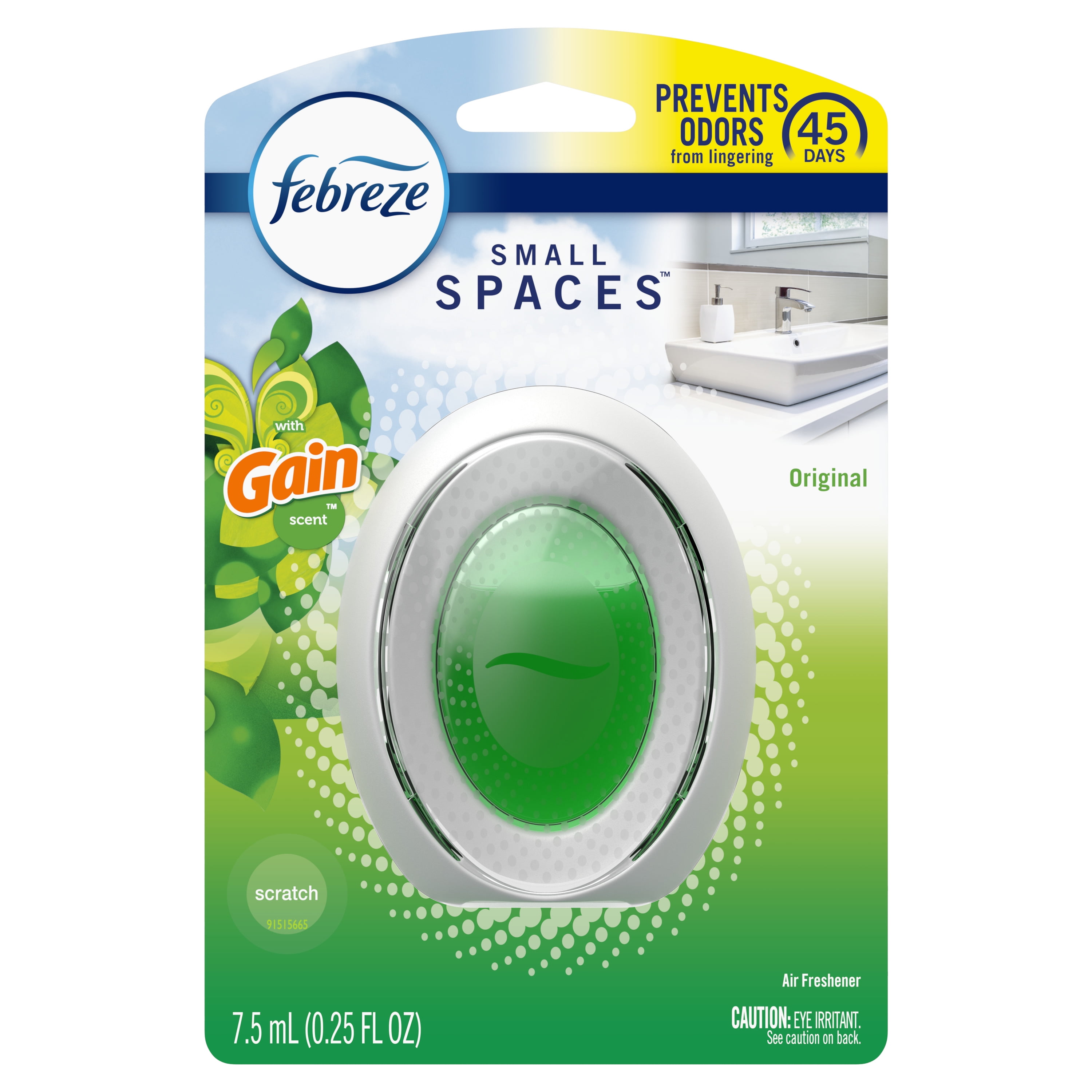 Febreze OdorEliminating Small Spaces Air Freshener, Gain Original
